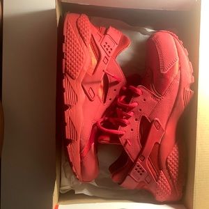 Red Nike Huaraches (Used)